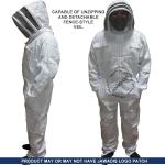 Full Bee Suit with Fence Veil for Adults