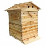 Wooden Brood Beekeeping Box with 7 Honey Frames