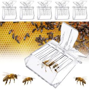 10 Pack Plastic Queen Cage Clip for Beekeeping