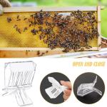 10 Pack Plastic Queen Cage Clip for Beekeeping