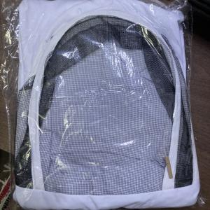 XL Beekeeping Set with Leather Gloves and Canvas Sleeves