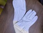 XL Beekeeping Set with Leather Gloves and Canvas Sleeves