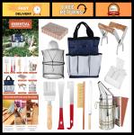 Beekeeping Starter Kit with Hive Tool & Smoker