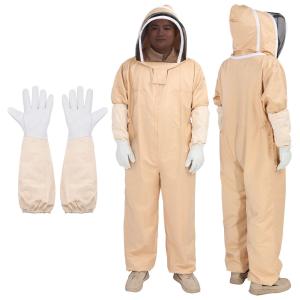 XL Beekeeping Suit with Gloves and Veil Hood
