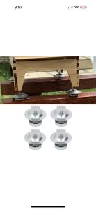 Ant-Proof Hive Feet - Galvanized Steel Beehive Stand