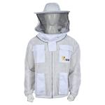 Ventilated Mesh Bee Jacket with Round Veil, XLarge