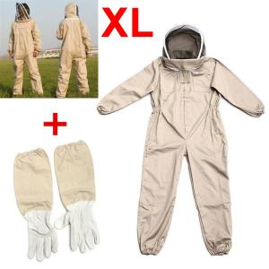XL Beekeeping Suit with Glove and Veil Hood