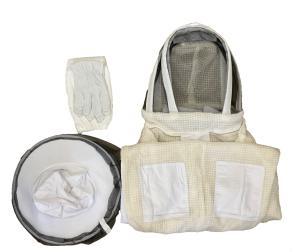 Ventilated Mesh Bee Suit with Gloves - Sting Proof