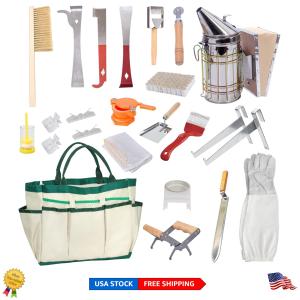 Beekeeping Tools Kit with Organizer Bag - 22 Pieces