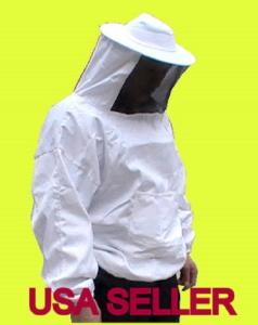 Pro Beekeeping Smock Jacket with Hat Veil