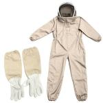 XXL Unisex Cotton Beekeeping Suit with Veil