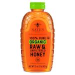 Nate's Organic Raw-Unfiltered Honey - 32oz - USDA Certified