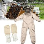 Ventilated XXL Beekeeping Suit with Gloves and Veil