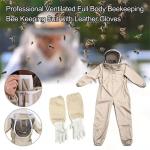 Ventilated XXL Beekeeping Suit with Gloves and Veil
