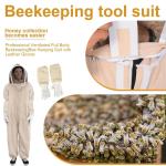 Ventilated XXL Beekeeping Suit with Gloves and Veil