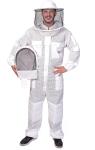Ventilated 3-Layer Beekeeping Suit with 2 Veils, L