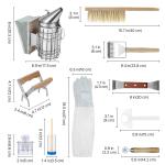 10-Piece Starter Kit for Beekeeping Equipment