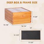 POLLIBEE 10 Frame Beehive Starter Kit with Beeswax