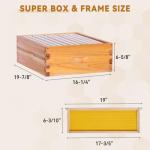 POLLIBEE 10 Frame Beehive Starter Kit with Beeswax