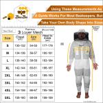 Premium 3-Layer Beekeeping Suit by USA-BINI BEES