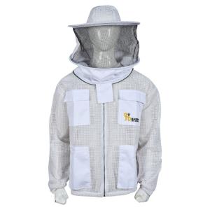 Ventilated Mesh Bee Jacket with Round Veil - Large
