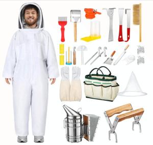 30-Piece Beekeeping Suit and Hive Starter Kit
