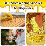 30-Piece Beehive Starter Kit for Beekeeping