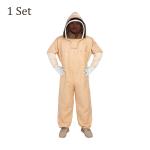 Bee Suit L with Veil Hood and Gloves