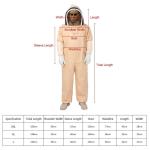 Ventilated Full Body Beekeeping Suit with Gloves