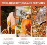 11-Piece Beekeeping Starter Kit with Hive Tool