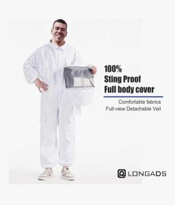 XXL Unisex Beekeeping Suit with Veil Hood