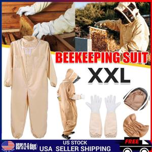 Heavy Duty Beekeeping Suit with Ventilated Gloves