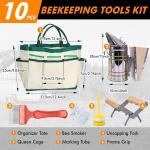 Beekeeping Tools Kit with Smoker and Tote