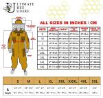Ventilated Three-Layer Beekeeping Suit with Veil