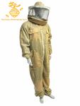 Ventilated Three-Layer Beekeeping Suit with Veil