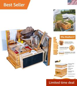 Beekeeping Starter Kit with Wax-Coated Hives