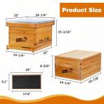 Beekeeping Starter Kit with Wax-Coated Hives