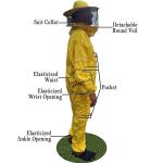 Beekeeper Full Bee Suit with Removable Veil, 2XL