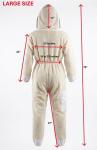 Ventilated White Beekeeping Suit for All - Large