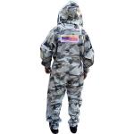 Snow Camouflage Beekeeper Suit - 8XL, 14 Pockets