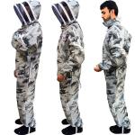 Snow Camouflage Beekeeper Suit - 8XL, 14 Pockets