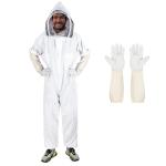 Beekeeping Suit with Gloves and Veil Hood
