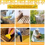 12-Piece Beekeeping Starter Kit with Smoker and Tools