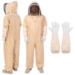 Bee Suit with Gloves and Veil for Beekeepers