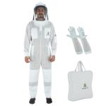 Ventilated Beekeeping Suit with Veil and Gloves