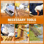 14-Piece Beekeeping Starter Kit with Smoker and Tools