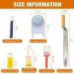 14-Piece Beekeeping Starter Kit with Smoker and Tools