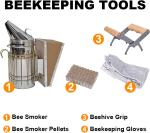 Beekeeping Starter Kit with Smoker and Hive Tools