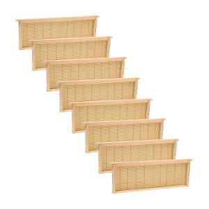 Medium Beehive Frame Set with Wired Beeswax