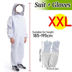 XXL Beekeeping Suit with Veil - Unisex Coverall